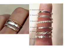 Load image into Gallery viewer, Stackable Rings- Saturday June 29thth 1-5pm 10th - $95
